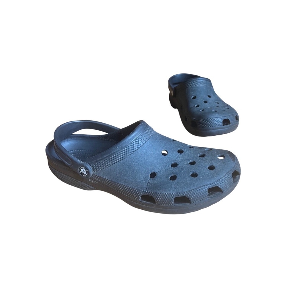Crocs Classic Clog Black Mens Size 12 Slip On Comfort Shoes Gardening Nursing